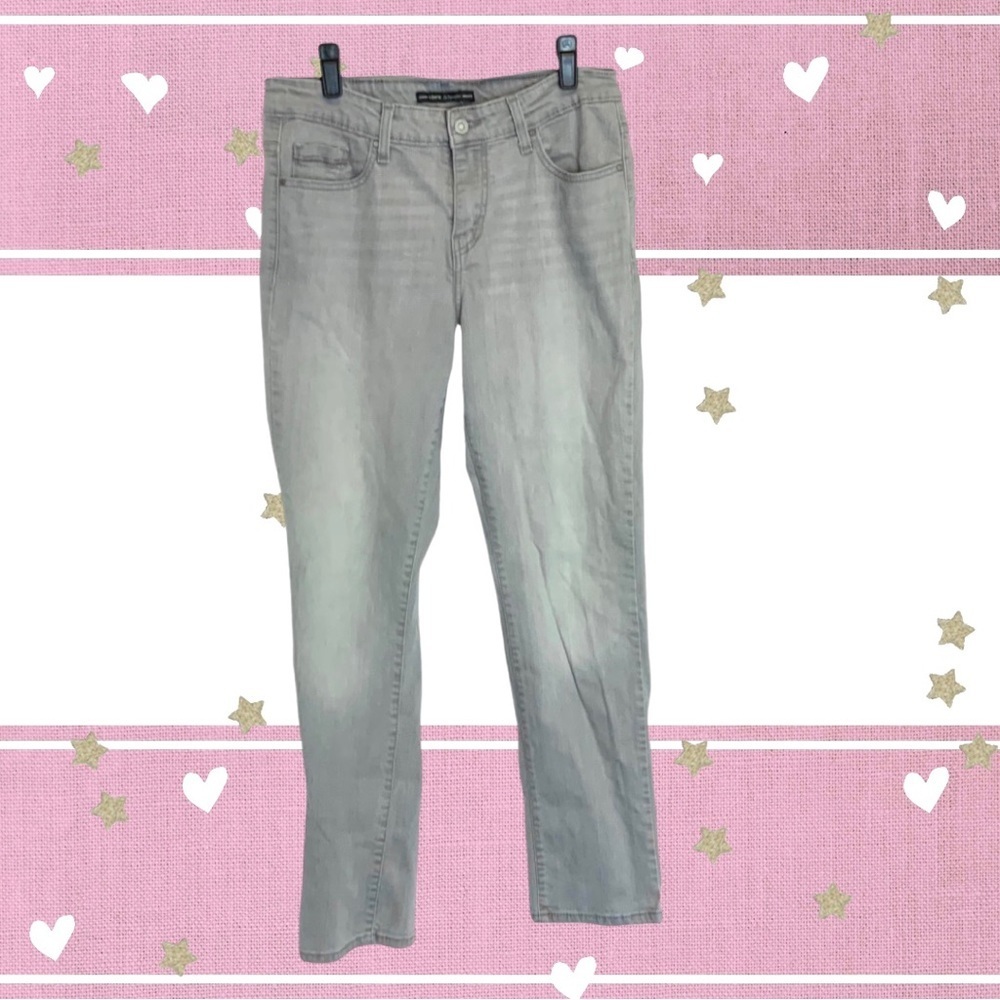 Levi’s Gray Mid Rise Skinny Jeans w Black Label Wm 12